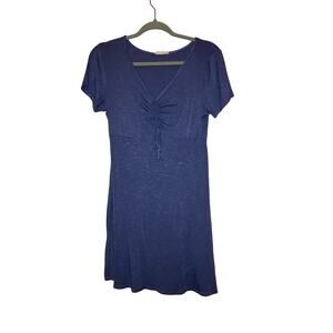 Olivia Rae Blue Stretchy Knit Mini Dress Size Medium
